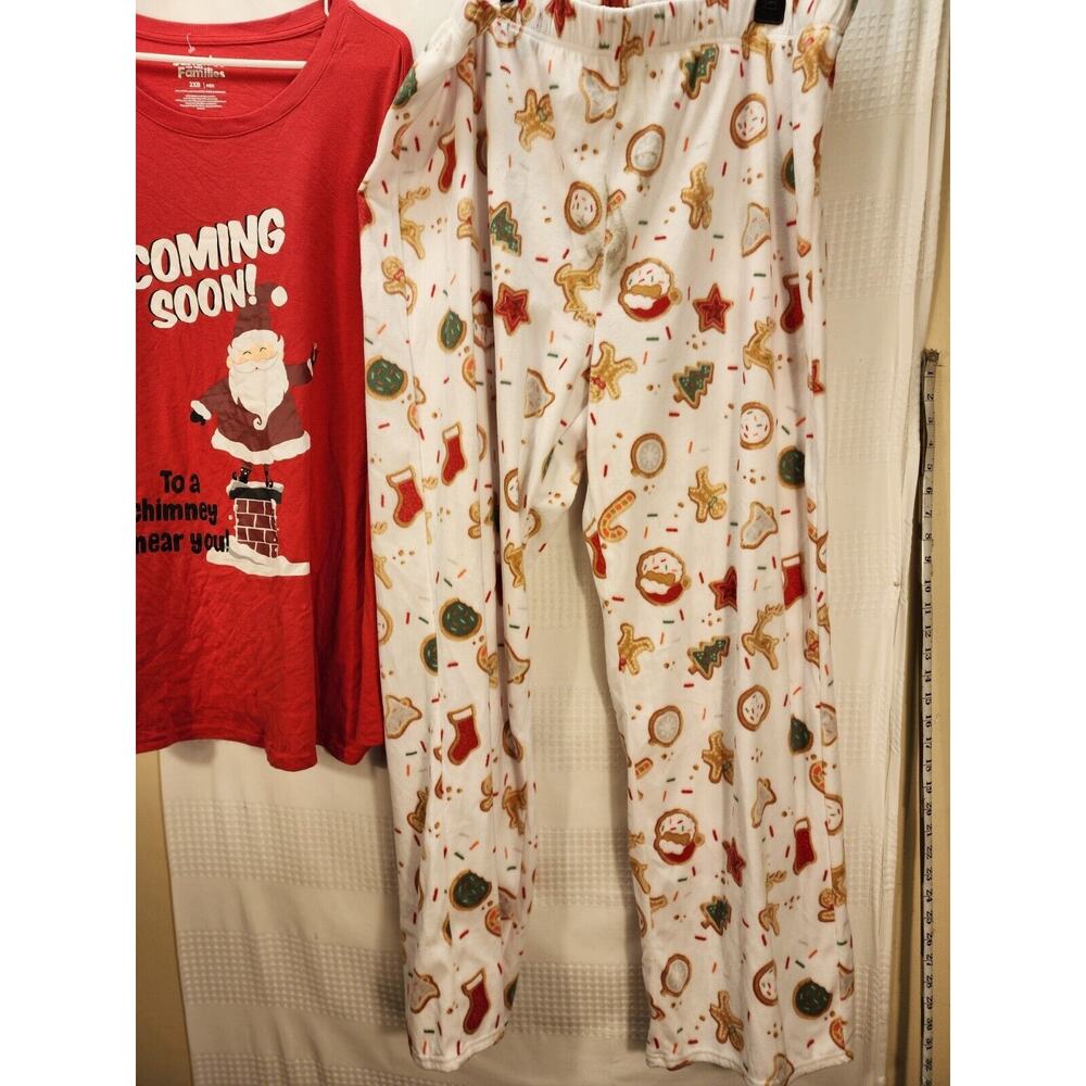 Jammies For Your Families Pajama Set Mens Size 2XB Gingerbread Holiday *flaw - Picture 6 of 11